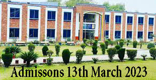 Latest admissions open in Pakistan 13<sup>th</sup> March 2023